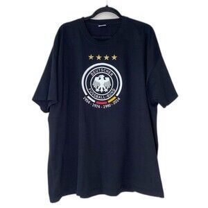 Fruit of the Loom T-Shirt Men's Size XXXL Black Deutscher Fussball-Bund
